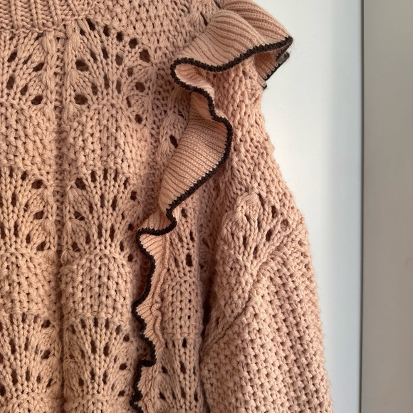 En Saison sweater with balloon sleeve and ruffle detail - Picture 2 of 7